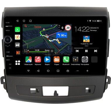 Mitsubishi Outlander XL (2005-2013) Canbox M-Line 7840-9-004 для авто с Rockford на Android 10 (4G-SIM, 2/32, DSP, QLed)