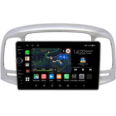 Hyundai Verna 2005-2010 Canbox M-Line 7840-9-069 на Android 10 (4G-SIM, 2/32, DSP, QLed)