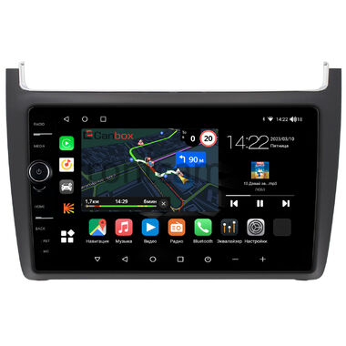 Volkswagen Polo 5 2009-2020 (матовая) Canbox M-Line 7840-9091 на Android 10 (4G-SIM, 2/32, DSP, QLed)