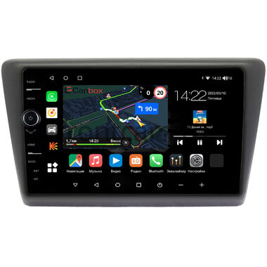 Skoda Rapid 2012-2020 Canbox M-Line 7840-9417 на Android 10 (4G-SIM, 2/32, DSP, QLed)