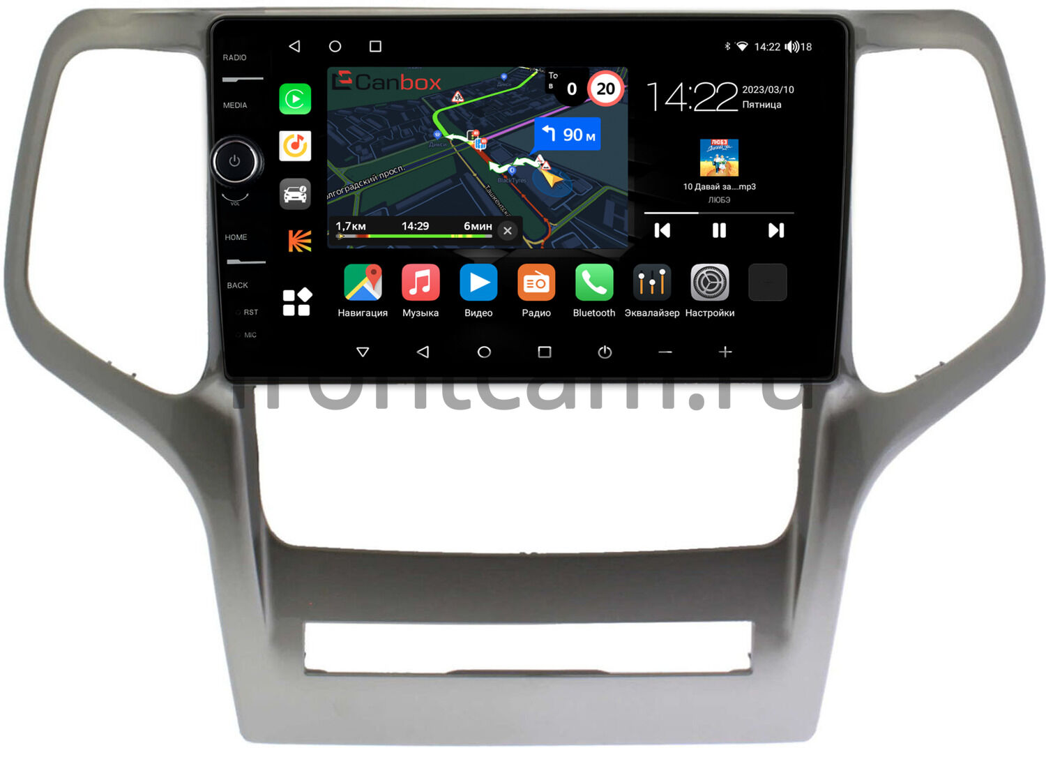 Штатная магнитола Canbox M-Line 7840-9481 для Jeep Grand Cherokee 4 (WK2)  (2010-2013) на Android 10 (4G-SIM, 2/32, DSP, QLed) Купить в городе  Санкт-Петербург