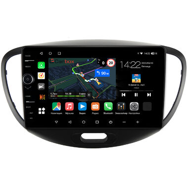 Hyundai i10 2007-2013 Canbox M-Line 7841-9-143 на Android 10 (4G-SIM, 4/64, DSP, QLed)