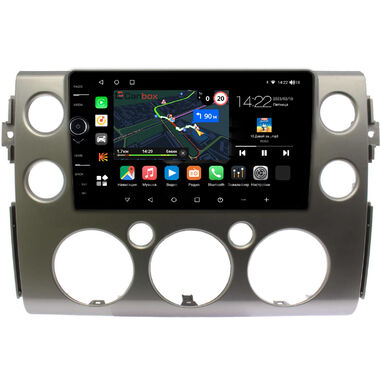 Toyota FJ Cruiser 2006-2022 (серебро) Canbox M-Line 7841-9-189 на Android 10 (4G-SIM, 4/64, DSP, QLed)
