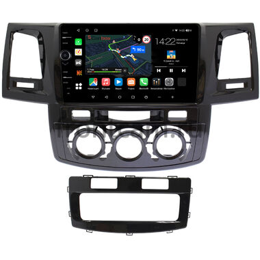 Toyota Fortuner, Hilux 7 2004-2015 (с кондиционером или климат-контролем) Canbox M-Line 7841-9414 на Android 10 (4G-SIM, 4/64, DSP, QLed)