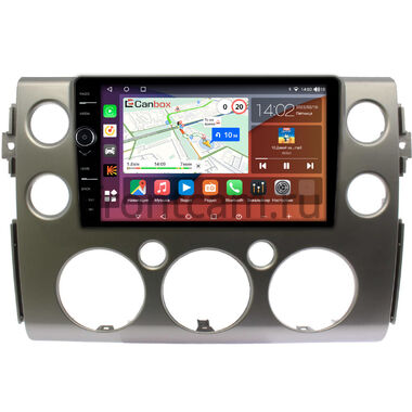 Toyota FJ Cruiser 2006-2022 (серебро) Canbox H-Line 7842-9-189 на Android 10 (4G-SIM, 4/32, DSP, QLed)