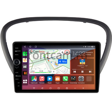 Peugeot 607 (2004-2010) Canbox H-Line 7842-9-6060 Android 10 (4G-SIM, 4/32, DSP, QLed)