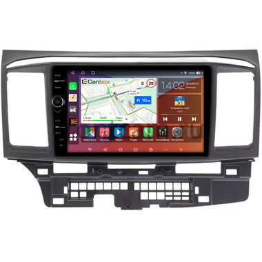 Mitsubishi Lancer 10 (2007-2017) Canbox H-Line 7842-9-MI113N на Android 10 (4G-SIM, 4/32, DSP, QLed)