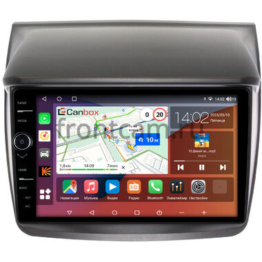 Mitsubishi L200 4, Pajero Sport 2 (2008-2016) Canbox H-Line 7842-9057 на Android 10 (4G-SIM, 4/32, DSP, QLed)