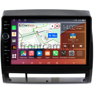 Toyota Tacoma 2 2004-2015 (глянец) Canbox H-Line 7842-9173 на Android 10 (4G-SIM, 4/32, DSP, QLed)