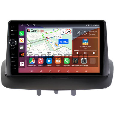 Renault Fluence, Megane 3 2008-2016 Canbox H-Line 7842-9215 на Android 10 (4G-SIM, 4/32, DSP, QLed)