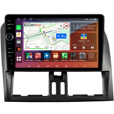 Volvo XC60 2008-2017 (матовая, темно-серая) Canbox H-Line 7844-9-788 на Android 10 (4G-SIM, 6/128, DSP, QLed)