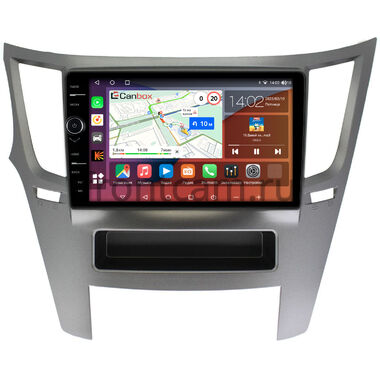 Subaru Legacy 5, Outback 4 2009-2014 (серая, левый руль) Canbox H-Line 7844-9051 на Android 10 (4G-SIM, 6/128, DSP, QLed)