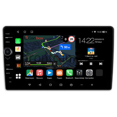 Toyota Coaster 2013-2021 Canbox M-Line 7850-10-1110 на Android 10 (4G-SIM, 2/32, DSP, QLed)