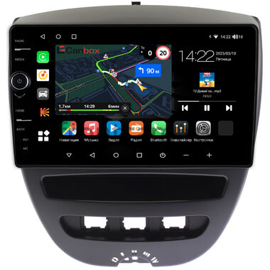 Citroen C1 (2005-2014) Canbox M-Line 7850-10-1152 на Android 10 (4G-SIM, 2/32, DSP, QLed)