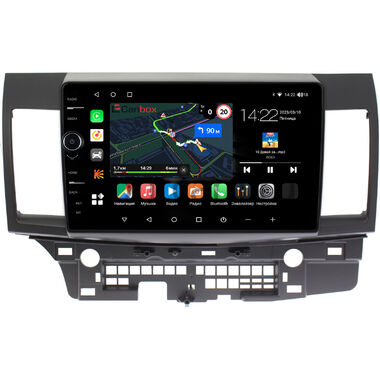 Mitsubishi Lancer 10 2007-2017 (для авто без Rockford) Canbox M-Line 7850-1021 на Android 10 (4G-SIM, 2/32, DSP, QLed)