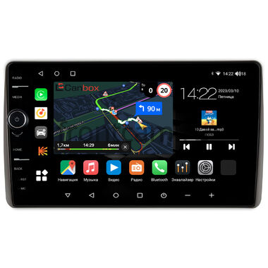 Toyota Highlander (U70) (2019-2024) Canbox M-Line 7851-10-1440 на Android 10 (4G-SIM, 4/64, DSP, QLed)