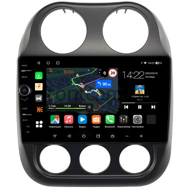 Jeep Compass, Liberty (Patriot) 2009-2016 Canbox M-Line 7851-10-810 на Android 10 (4G-SIM, 4/64, DSP, QLed)