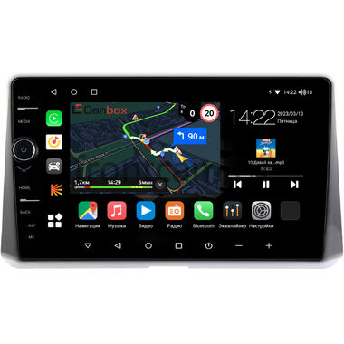 Toyota Corolla (E210), Corolla Cross 2018-2024 Canbox M-Line 7851-1078 на Android 10 (4G-SIM, 4/64, DSP, QLed)