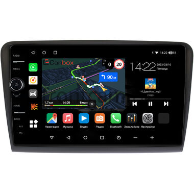 Skoda Superb 2 (B6) 2008-2015 Canbox M-Line 7851-1085 на Android 10 (4G-SIM, 4/64, DSP, QLed)