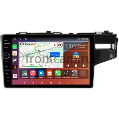 Honda Fit 3 (2013-2020) (глянцевая, правый руль) Canbox H-Line 7852-10-508 на Android 10 (4G-SIM, 3/32, DSP, QLed)