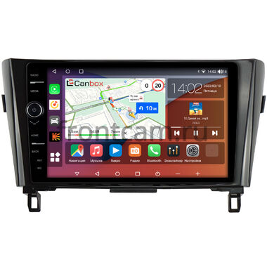 Nissan Qashqai 2, X-Trail (T32) 2013-2022 Canbox H-Line 7852-1052/1077 на Android 10 (4G-SIM, 4/32, DSP, QLed)