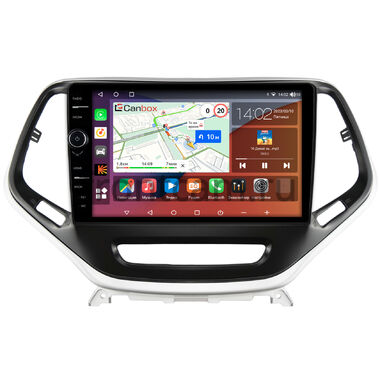 Jeep Cherokee 5 (KL) 2013-2024 Canbox H-Line 7853-10-811 на Android 10 (4G-SIM, 4/64, DSP, QLed)