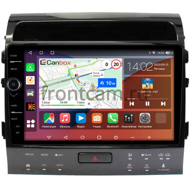 Toyota Land Cruiser 200 2010-2012 для авто с Navi (тип А) Canbox H-Line 7854-10-1203 на Android 10 (4G-SIM, 6/128, DSP, QLed)