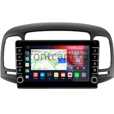 Hyundai Verna 2005-2010 (черная) Canbox BGT9-1411 2/32 Android 10 (IPS, DSP, CarPlay)