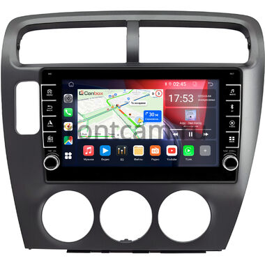 Honda Civic 7 2000-2006 (для авто с кондицыонером, левый руль, серая) Canbox BGT9-1483 2/32 на Android 10 (IPS, DSP, CarPlay)