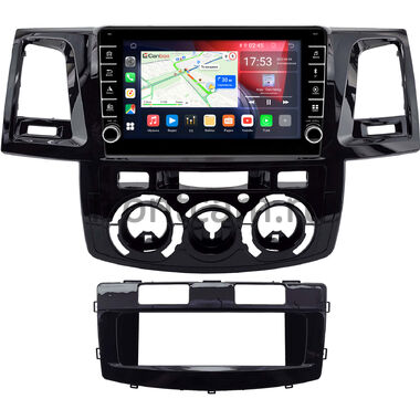 Toyota Fortuner, Hilux 7 2004-2015 (черная, глянцевая) Canbox BGT9-2212 2/32 на Android 10 (IPS, DSP, CarPlay)