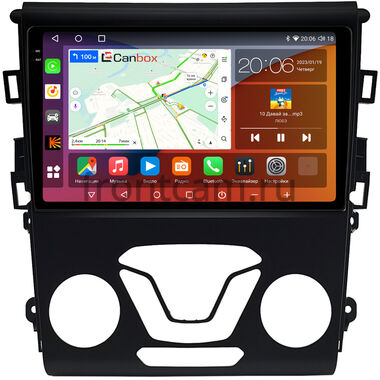 Ford Mondeo 5 2014-2022, Fusion 2 (North America) 2012-2016 (для авто с маленьким экраном) Canbox EVO 2K 5814-9-096 на Android 14 (4G-SIM, 4/64, DSP, QLed, AI, 360)