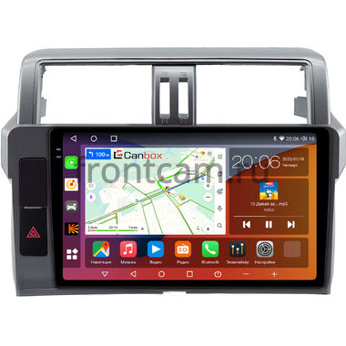 Toyota Land Cruiser Prado 150 2013-2017 (Тип 2) Canbox EVO 2K 5819-1051 на Android 14 (4G-SIM, 8/256, DSP, QLed, AI, 360)