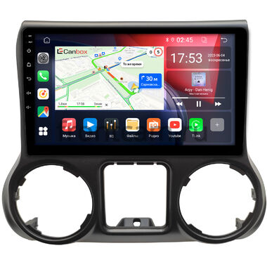 Jeep Wrangler 3 (JK) 2011-2014 Canbox GT10-009 2/32 на Android 10 (IPS, DSP, CarPlay)