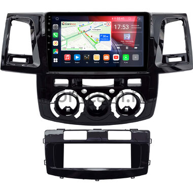 Toyota Fortuner, Hilux 7 2004-2015 (черная, глянцевая) Canbox GT9-2212 2/32 на Android 10 (IPS, DSP, CarPlay)