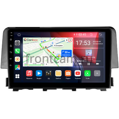 Honda Civic 10 2015-2021 Canbox GT9-650 2/32 Android 10 (IPS, DSP, CarPlay)