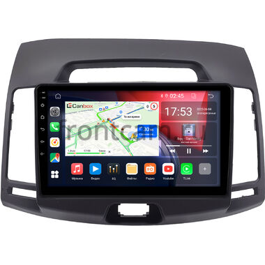 Hyundai Elantra 4 (HD) 2006-2011 (темно-серая) Canbox RS9-9077 1.5/32 Android 10 (IPS, DSP, CarPlay)