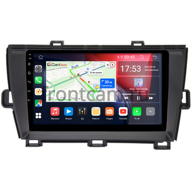 Toyota Prius 3 (XW30) 2009-2015 (левый руль) Canbox RS9-9210 1.5/32 на Android 10 (IPS, DSP, CarPlay)