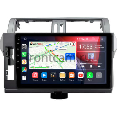 Toyota Land Cruiser Prado 150 2013-2017 (Тип 3) Canbox GTR10-0615 4/64 на Android 10 (IPS, DSP, CarPlay)