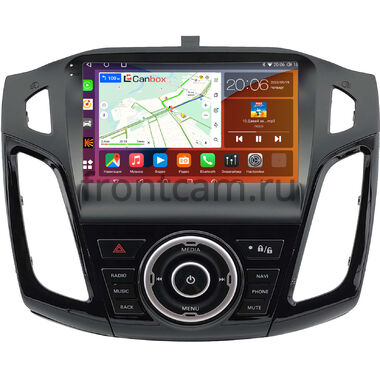 Ford Focus 3 2011-2019 (черная, глянцевая, Тип 2) Canbox H-Line 2K 4180-9-0845 на Android 10 (4G-SIM, 4/32, DSP, QLed)