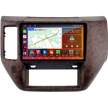 Nissan Patrol (Y61) 2004-2010 Canbox H-Line 2K 4180-9-2268 на Android 10 (4G-SIM, 4/32, DSP, QLed)