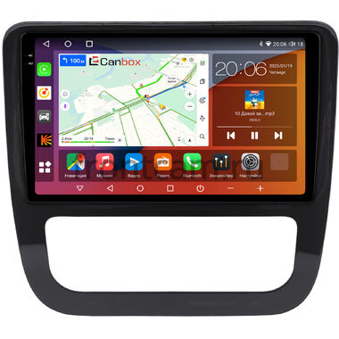 Volkswagen Scirocco 2008-2014 (глянцевая) Canbox H-Line 2K 4180-9-3213 на Android 10 (4G-SIM, 4/32, DSP, QLed)