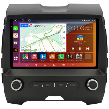 Ford Edge 2 (2015-2024) Canbox H-Line 2K 4180-9-3685 на Android 10 (4G-SIM, 4/32, DSP, QLed)