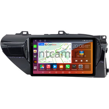 Toyota Hilux 8 (2015-2024) (руль справа) Canbox H-Line 2K 4181-10-0208 на Android 10 (4G-SIM, 4/32, DSP, QLed) (для любой комплектации)