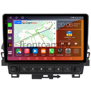 Mitsubishi Eclipse Cross 2017-2026 (взамен магнитолы с крутилками) Canbox H-Line 2K 4181-10-0285 на Android 10 (4G-SIM, 4/32, DSP, QLed)
