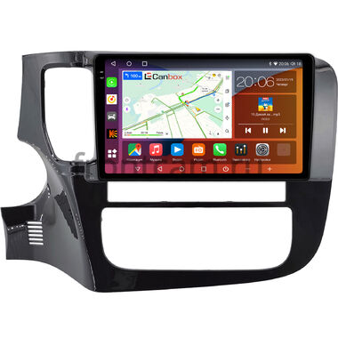Mitsubishi Outlander 3 2012-2024 (глянцевая) Canbox Logic-i3 2K 5723-9-0145 на Android 11 (4G-SIM, 4/64, DSP, 360, QLed)
