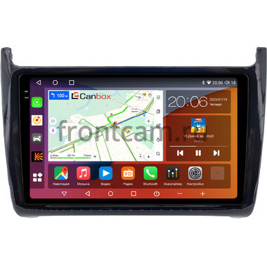 Volkswagen Polo 5 2009-2020 (глянцевая) Canbox EVO 2K 5816-9-0490 на Android 14 (4G-SIM, 8/256, DSP, QLed, AI, 360)