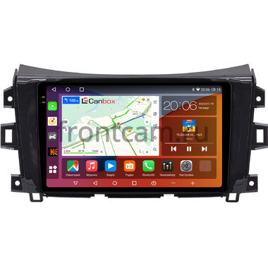 Nissan Navara (Frontier) 4 (D23) 2014-2024 (глянцевая) Canbox Logic-i3 2K 5733-9-1340 на Android 11 (4G-SIM, 6/128, DSP, 360, QLed)
