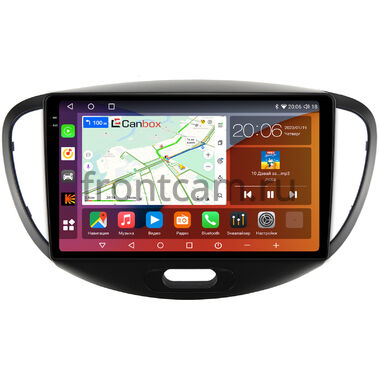 Hyundai i10 (2007-2013) Canbox H-Line 2K 4182-9-143 на Android 10 (4G-SIM, 4/64, DSP, QLed)