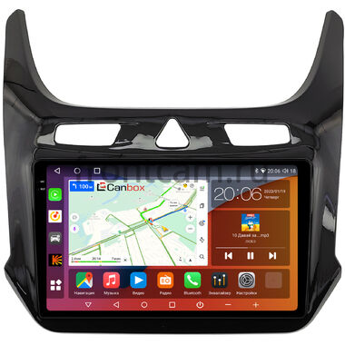 Chevrolet Cobalt 2 2011-2024 (черный глянец) Canbox H-Line 2K 4182-9-408 на Android 10 (4G-SIM, 4/64, DSP, QLed)