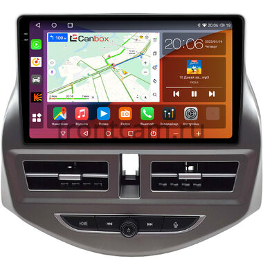 Chevrolet Spark 3 (M300) 2009-2024 Canbox EVO 2K 5818-10-0258 на Android 14 (4G-SIM, 6/128, DSP, QLed, AI, 360)